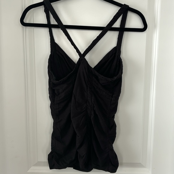 Anthropologie Deletta Black Spaghetti Strap Tank Top - Picture 4 of 6